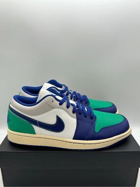 Air Jordan 1 Low Deep Royal Blue 553558-147 Men’s Size 8.5
